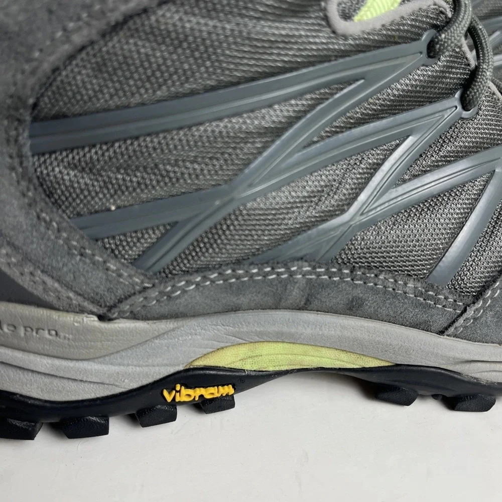 The North‎ Face Waterproof Storm II Hiking Women's Boots Shoes Size 9 Gray/Green